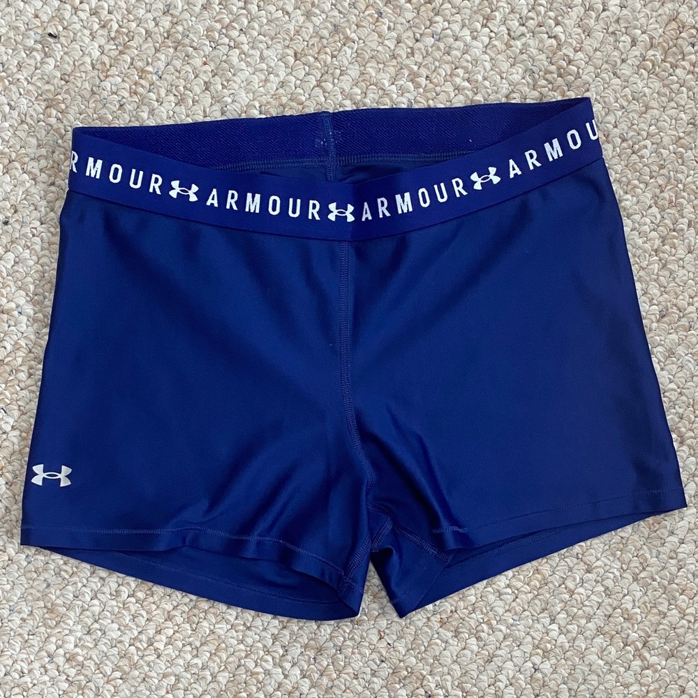Under Armour Women's Deep Blue Athletic Shorts